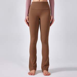 Pantaloni Fitness svasati pesca a vita alta da donna pantaloni da Yoga con stampa <span class=keywords><strong>Vintage</strong></span> <span class=keywords><strong>abbigliamento</strong></span> invernale elasticizzato traspirante - Product Image 2