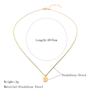 <span class=keywords><strong>Collar</strong></span> de Cadena de Acero Inoxidable al por Mayor, Chapado en Oro, <span class=keywords><strong>con</strong></span> Colgante del Zodiaco para Hombres y Mujeres - Product Image 5