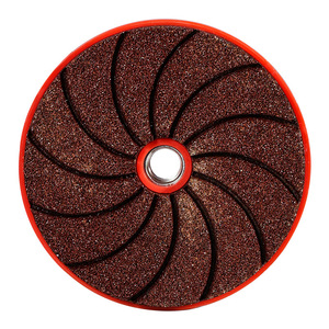 Disque à lamelles Niu Xiang Diamond 10 mm rouge pour meuleuse d'angle, pour le meulage du marbre, du granit et des carreaux - Product Image 2