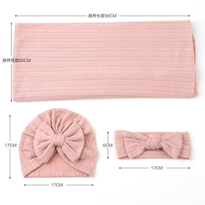 Conjunto <span class=keywords><strong>de</strong></span> 3 piezas <span class=keywords><strong>para</strong></span> bebé: elegante manta envolvente <span class=keywords><strong>para</strong></span> recién nacido, saco <span class=keywords><strong>de</strong></span> dormir y gorro <span class=keywords><strong>turbante</strong></span> a juego <span class=keywords><strong>para</strong></span> bebés - Product Image 3