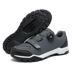 Calzado MTB: Zapatillas Bajas con Botones para Hombre, Calzado de Ciclismo sin Cordones, Zapatos de Bicicleta de Montaña con Bloqueo para Comercio Exterior - Product Image 1