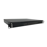 인텔 H87 8GbE LAN 1U 랙마운트 방화벽 라우터 PC 서버 리눅스 UTM 재고 3Gbps 처리량 1M 세션 4포트 SFP VPN 지원