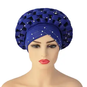 Yomo Muslim Hat African Sego With Best Price Nigerian Aso Oke Head Wrap Turban For Wedding