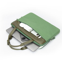Bolso de Mano para Portátil de Poliéster Transfronterizo de 14.2 Pulgadas para Negocios, Funda para Tablet PC con Diseño Transpirable e Impermeable, Color Macaron