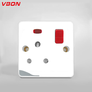 Interruttori e Prese a Muro Standard UK VBQN Presa Elettrica 32A <span class=keywords><strong>per</strong></span> <span class=keywords><strong>Casa</strong></span> Presa Commutata a 3 Pin con Neon - Product Image 1