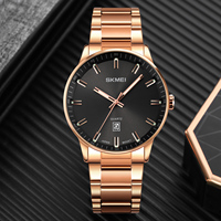 Fournisseur chinois SKMEI, vente en gros de montres à quartz pour hommes 1878, montres en acier inoxydable de qualité supérieure 304, montres pour hommes au poignet