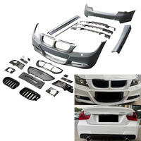Paket Body Kit Lengkap untuk BMW Seri 3 E90 2005-2008 LCI Gaya M-Tech Upgrade untuk Tampilan Sporty