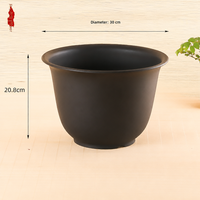 Pots de fleurs en résine pour orchidées et succulentes, style contemporain, style chinois, contrôle des racines, écologiques, pour salon et bureau