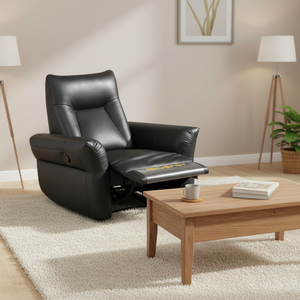 Modern Comfortable Scratch Resistant Homely <b>Leather</b> Single Adult <b>Reclining</b> Easy Adjustable <b>Chair</b> - Product Image 3