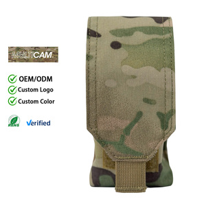 Bolsa Táctica para Granadas de Humo, Porta Granadas de Nylon con Cierre de Gancho y Bucle para Portaplacas - Product Image 1