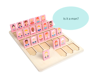 เกมเล่นเพื่อการศึกษาสำหรับเด็กทายสิว่าฉันเป็นใครของเล่นแบบโต้ตอบสำหรับเด็กเกมกระดานปริศนา - Product Image 5