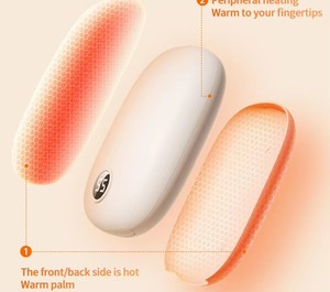 เครื่องอุ่นมือ 2-in-1 พร้อมพาว<span class=keywords><strong>เวอร์</strong></span><span class=keywords><strong>แบงค์</strong></span> USB ได้รับการรับรอง 3C สำหรับกิจกรรมกลางแจ้งในฤดูหนาว การเดินทาง และของขวัญส่งเสริมการขาย - Product Image 2