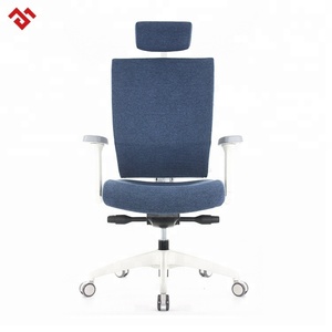 Chaise de bureau à dossier haut Mainstays avec appui-tête ergonomique, design moderne unique, en tissu, instructions d'assemblage faciles - Product Image 3