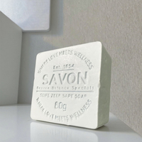 Savon de Marseille Écologique de Qualité Premium, Parfumé Naturellement, Personnalisé, Bleu Clair et Vert, pour Salles de Bain – Vente en Gros