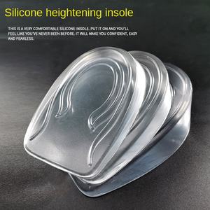 Tacco in Silicone trasparente invisibile in altezza interna crescente soletta per gli uomini donne di assorbimento degli urti caratteristiche del deodorante - Product Image 5