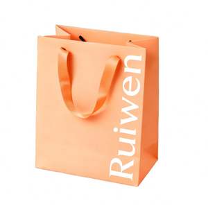 Sacs en papier cadeau de luxe colorés personnalisés, parfaits pour l'emballage festif et commercial, améliorant l'image de marque avec un look vibrant - Product Image 4