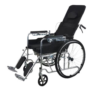 Silla de ruedas manual ligera, plegable, de viaje, con estructura de acero, para personas discapacitadas y mayores, con certificación CE. - Product Image 5