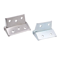 Charnières en acier au carbone GAL HL129, charnières de porte d'armoire en acier inoxydable, charnières à ressort à fermeture automatique, charnières robustes, serrure pour boîte électrique