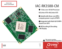 Placa de alta potencia informática RK3588 Som compatible con Debian 11,0 Android 13,0