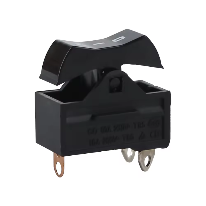 10A 250V AC 3 position 2 speed rocker switch for hair dryer 3 pin