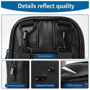 Custom Polyester Nylon Belt Sling Purse Waist Bum Men Side <b>Mini</b> Cross-Body <b>Backpack</b> Crossbody Daypack Chest Bag <b>for</b> <b>Women</b> - Product Image 4