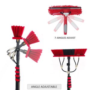 20ft Nhôm Kính Thiên Văn Cửa Sổ Công Cụ Làm Sạch Kit Nước Fed Cực Bàn Chải Squeegee Xà Phòng Dispenser Mở Rộng Năng Lượng Mặt Trời Bảng Điều Khiển Sạch Hơn - Product Image 2