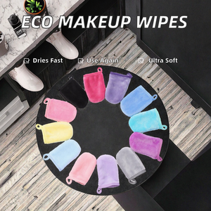 Vente flash : Gants de lavage pour le visage et le corps, personnalisés, réutilisables, pour le démaquillage, gants doux pour le bain et le spa, style européen, mitaines pour le visage - Product Image 5