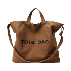 Borsa Tote Personalizzabile di Grande Capacità per Donna, 100% Cotone, Borsa da <span class=keywords><strong>Shopping</strong></span> in Tela Resistente, Borsa a Tracolla alla <span class=keywords><strong>Moda</strong></span> per lo <span class=keywords><strong>Shopping</strong></span> - Product Image 1