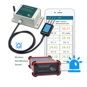 ความไวแสงสูง lora iot ชลประทานกันน้ํา rs485 เซ็นเซอร์วัดความชื้นในดินไร้สาย ระบบตรวจสอบระยะไกล - Product Image 1