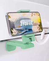 Nouveau 360 Rotation Réglable Portable Voyage Support De Téléphone Portable Avion Support De Téléphone Mobile Support En Vol