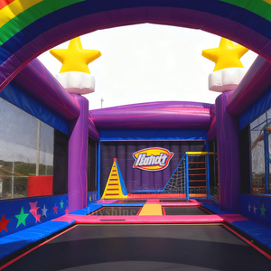 Nhà Máy Tùy Chỉnh Ngoài Trời Commercia Cầu Vồng Unicorn Chủ Đề Inflatable Vui Vẻ Nhảy Nhà Bị Trả Lại Jumpy Lâu Đài Cho Trẻ Em - Product Image 3