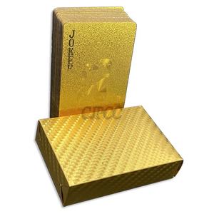 Cartes de Poker personnalisées imperméables, feuille d'or, fabricant de cartes de jeu - Product Image 1