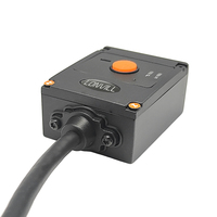 Scanner industriel LONVILL à déclenchement externe 3mil 1D 5mil 2D, profondeur de champ de 40-450 mm, scanner de codes-barres Ethernet pour ligne de production