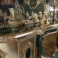 Table de toilette en bois massif de style néoclassique européen, avec éclairage, coiffeuse princesse pour chambre à coucher, classique pour hôtesse, Turquie