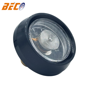 Manómetro <span class=keywords><strong>BECO</strong></span> de 36 mm con Carcasa de Plástico ABS y Manguera de Goma, Rosca de 1/8, 300 Bares, para Aparatos de Extinción de Incendios - Product Image 2