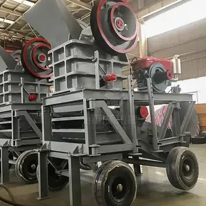Pe150x250 Portable Mobile Diesel Jaw Crusher Machine Low Prices And Good Quality 5tph Jaw Crusher