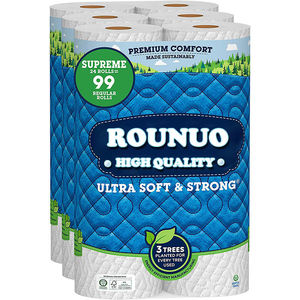 Tùy Chỉnh Mềm Bán Buôn Số Lượng Lớn Nâu Mạnh Mẽ Nhà Bếp Giấy Bột Giấy Tre Thân Thiện Với Môi Nhà Bếp Khăn Giấy - Product Image 2