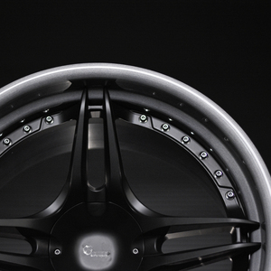 Jantes forgées sur mesure en deux parties, à profil profond, 19 et 20 pouces, 5x112, noires avec lèvres brossées, pour <span class=keywords><strong>Audi</strong></span> RS6 R8 S5 A7 RS5 - Product Image 4