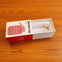 Boîte cadeau en papier écologique avec impression de logo sur mesure, tiroir coulissant, pour gobelets isothermes et mugs de voyage