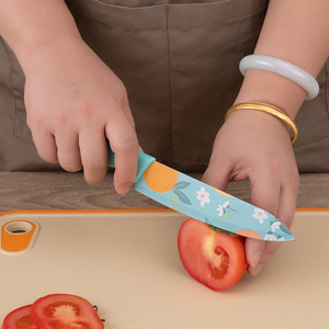 Bộ dao bếp cao cấp với lưỡi dao phủ lớp chống dính và tay cầm bằng nhựa PP - Product Image 5