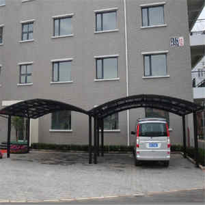 Casa completa fácil de montar nieve y resistencia al viento aluminio cochera policarbonato techo coche refugio - Product Image 4