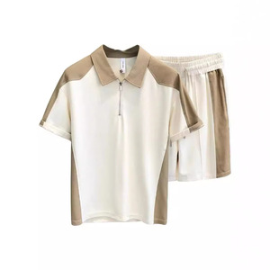 Camiseta Polo de Moda de Fibra de Bambú 100% Ecológica de Alta Gama, Traje Deportivo Informal para Hombre, Conjunto a Juego, Camiseta Nueva y Elegante de Verano - Product Image 5