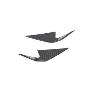 Canards de pare-chocs avant en fibre de carbone pour <span class=keywords><strong>Porsche</strong></span> 9J1 <span class=keywords><strong>Taycan</strong></span> <span class=keywords><strong>S</strong></span>/4S Sedan 4 portes 2019 - 2024 - Product Image 5
