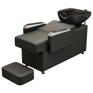 Silla de Champú Moderna, Simple y Cómoda con Lavabo de Cerámica, Duradera y Ecológica, para Salón de Belleza, Barbería y SPA - Product Image 4