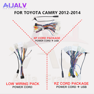 Cavo di alimentazione Aijia Android per 2012 2014 Toyota Camry connettore per Automobile Kit di alimentazione completa lettore DVD per auto cablaggio - Product Image 2