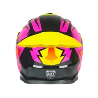 Casque de moto tout-terrain intégral en ABS, ventilé, avec lunettes de protection pour les passionnés de motocross et de dirt bike