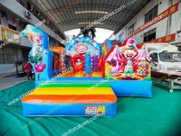 Cirque sautant château maison gonflable pull trampoline gonflable Combo