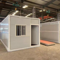 Vente en gros de maisons préfabriquées sur mesure de 40 pieds, maisons mobiles et pliables, bâtiment préfabriqué, maison en conteneur pliante bon marché de 40 pieds
