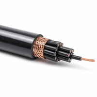 Câble de commande multiconducteurs blindé en cuivre KVVR, isolé en PVC, flexible, pour la transmission de signal en construction