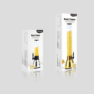 Dispensador de Bebidas de Plástico de 3L con Tubo de Hielo, Dispensador de <span class=keywords><strong>Cerveza</strong></span> para Bar, Fiesta, Restaurante, Suministro al por Mayor - Product Image 1